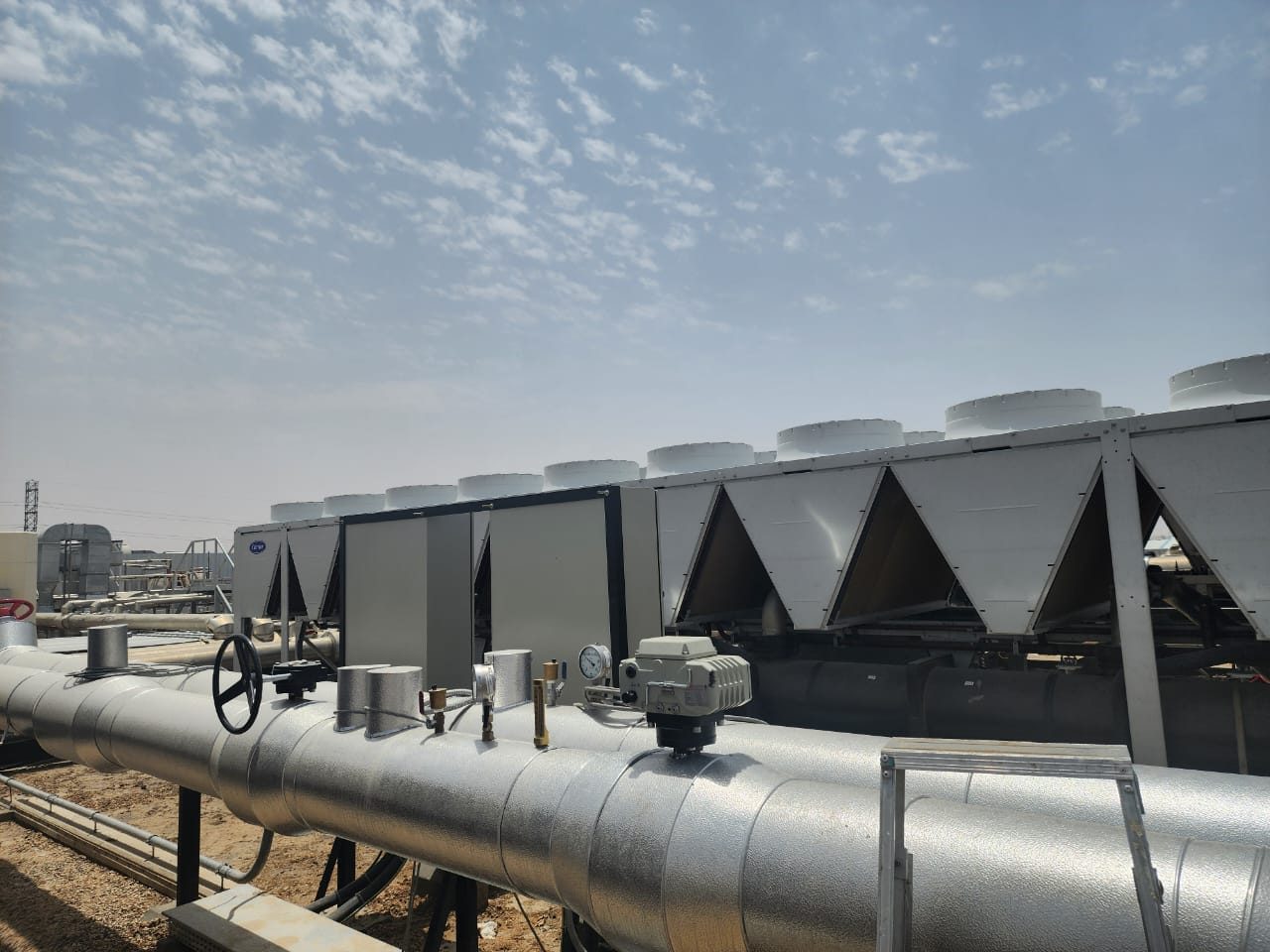 Chilled-water equipment installation